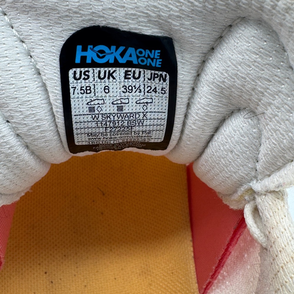 Hoka Skyward X Womens Running Shoes Blanc De Blanc Swimsuit Size 7.5B - Picture 6 of 13